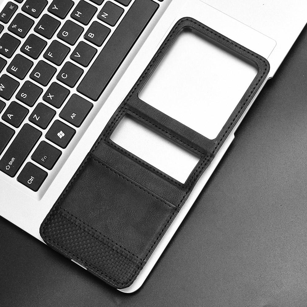 Für Motorola Razr 2025/Razr 2024/Razr 60/Razr 50 5G Hülle Retro Textur Leder+PC Handyhülle mit Kartenfach