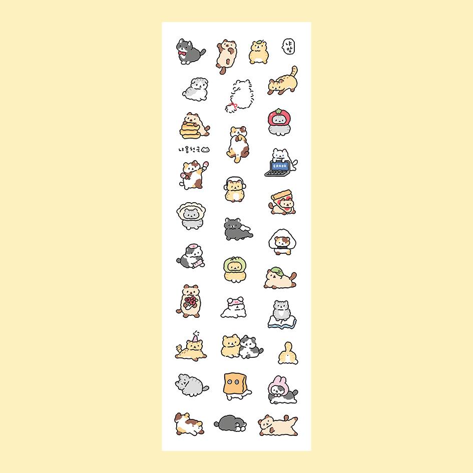 Cartoon Stickers Cute Graffiti Rabbit Stickers Cartoon Animal Stickers Hand Account Diary Scrapbook Stickers
