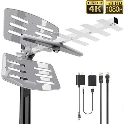 Outdoor High-definition TV Antenna with 150-mile Remote Range, Supporting 2K, 4K, 1080P, UHF/VHF/FM Strong Digital Signals