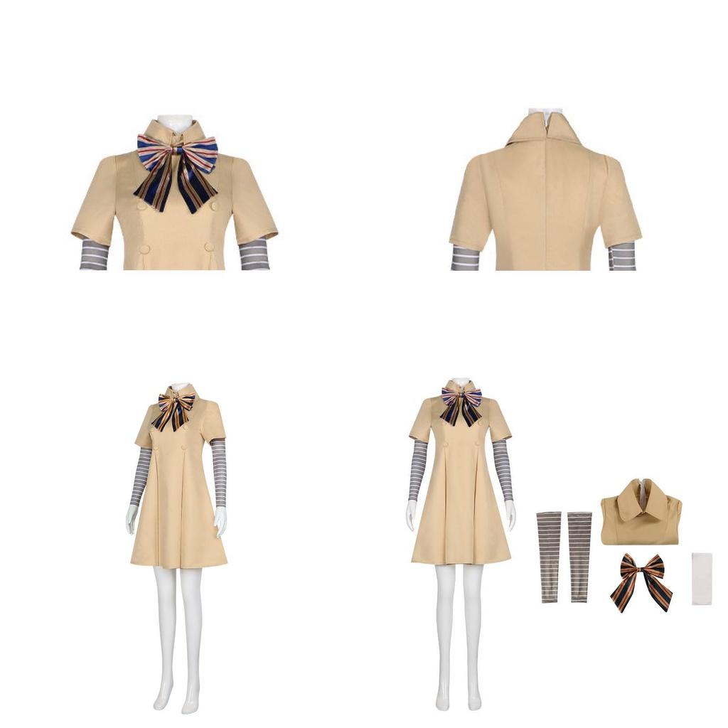 M3gan New Children Cosplay Costume Girls Dress Holiday Fancy Party Clothes