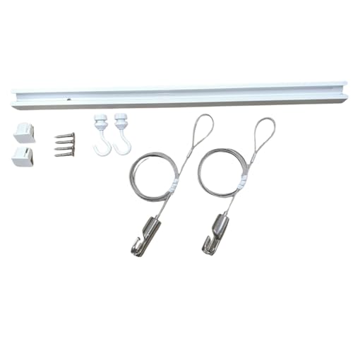 Fukui Metal Craft C-11 Type Set, 1.0m, White, for Ceiling Use, 3353-W-1
