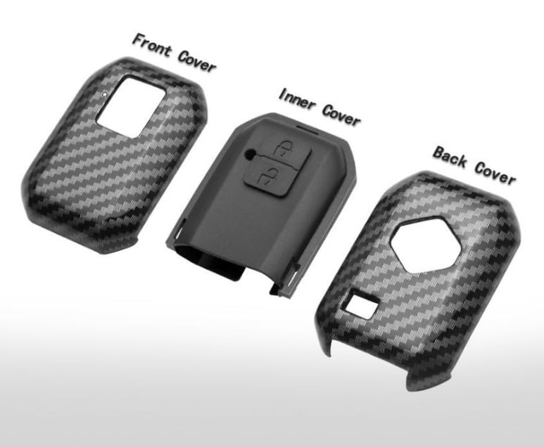 Suzuki Car Key Cover Carbon Style Design Smart Key Protective Case for Jimny Crosby