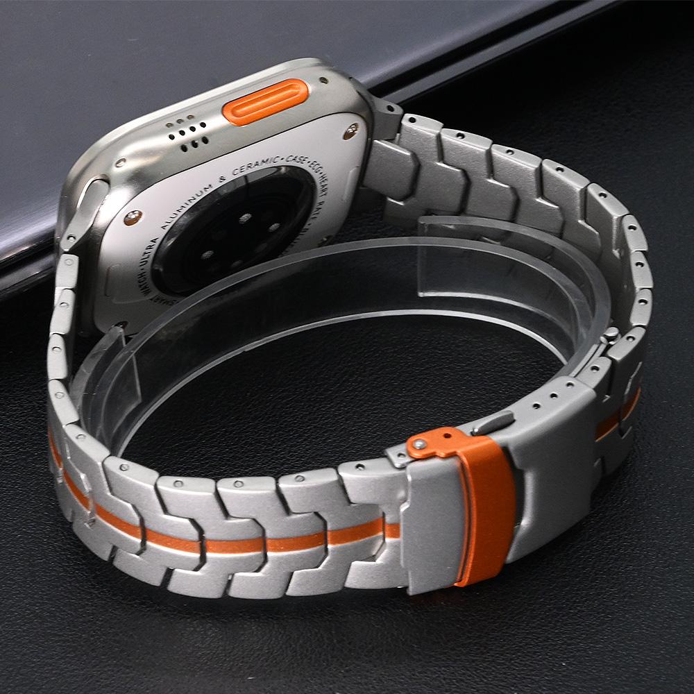 Stainless Steel Bracelet for Apple Watch Band Ultra 2 49mm Series 10 9 8 7 45mm 46mm Luxury Metal Strap for Iwatch 6 SE 5 4 44mm