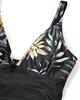 European & American Sexy Mesh Deep V One-Piece Swimsuit for Women