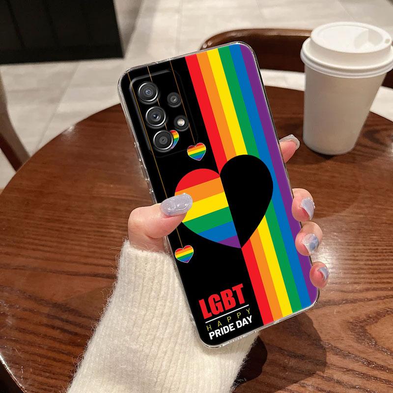 Gay Pride Flag Lesbians LGBT Phone Case For Samsung Galaxy A56 A57 A37 A55 A54 A36 A35 A26 A25 A16 A17 A07 A52 A34 A73 A53 Cover