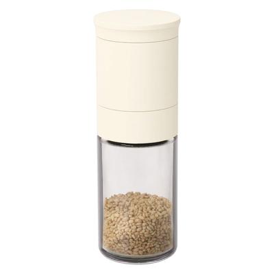 Sesame Mill with Particle Size Adjustment Function Seasoning Container Spice Salt Pepper MI-042