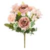 Artificialflower Silk Peony Chrysanthemum Outdoor Garden Wall Wedding Bridal Bouquet Christmas Home Vase Festival Party Diy Gift