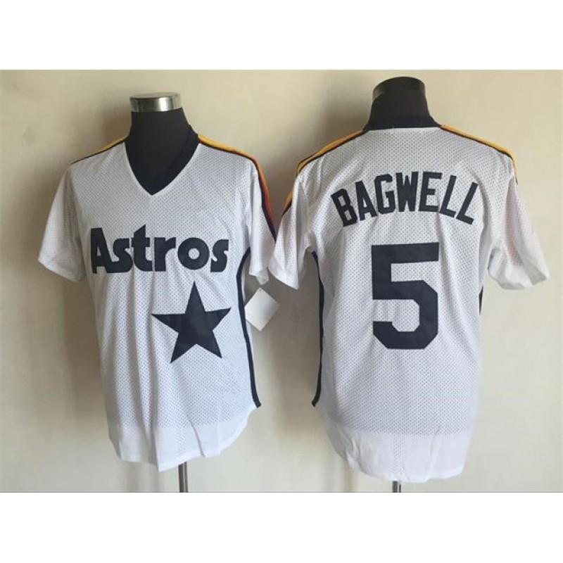Vintage Houston Astros Baseball Jersey Embroidered Unisex Sport Shirt Lightweight Cotton Tee