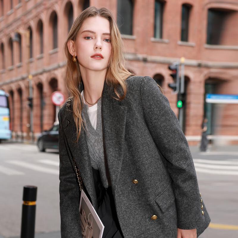 

Sancai 2025 Зимнее средней длины пальто из гусиного пуха XL