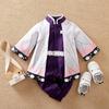 Costume de Cosplay Demon Slayer, vêtements pour bébés, barboteuse de dessin animé pour enfants, garçons et filles, tapis de noël d'halloween, vêtements de Cosplay pour nourrissons, combinaison pour bébé