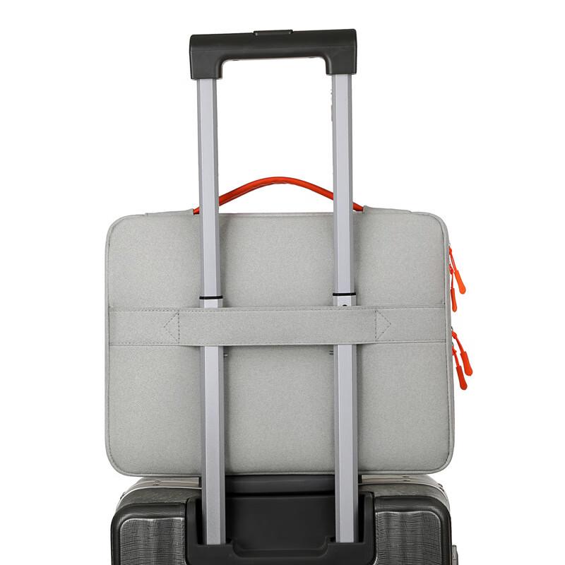 Unisex Shockproof Laptop Bag with 180-Degree Opening