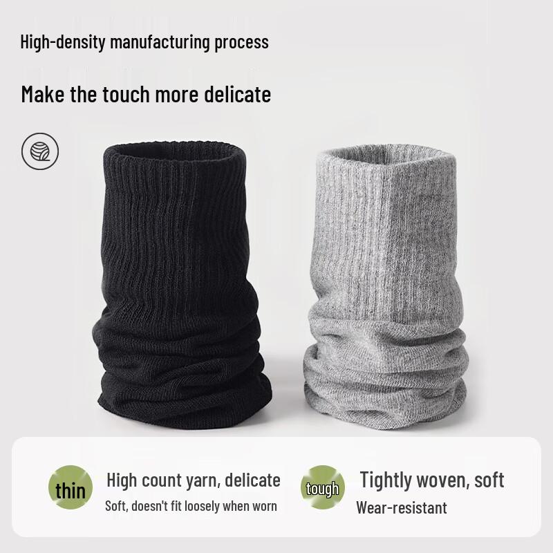 Women's 100% Cotton Antibacterial Mid-Calf Socks (6 Pairs)