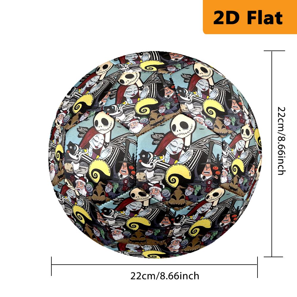 Nightmare Before Christmas Character Print Football Suitable For Both Training And Competition Wearresistant And Slipresistant