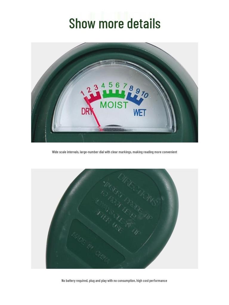 High-Precision Soil Moisture Meter for Flowers and Potted Plants
