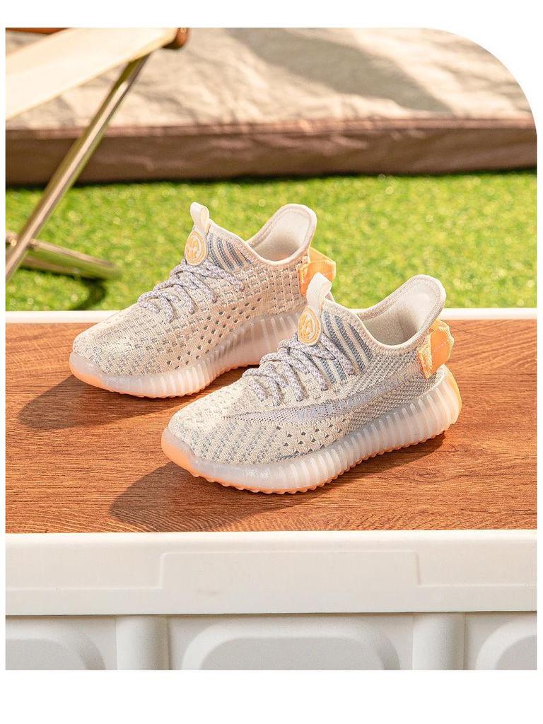 Mark Fairwhale Kids 2025 Summer Flyknit Sports Shoes - Breathable, Soft-Sole, Comfortable for Boys & Girls