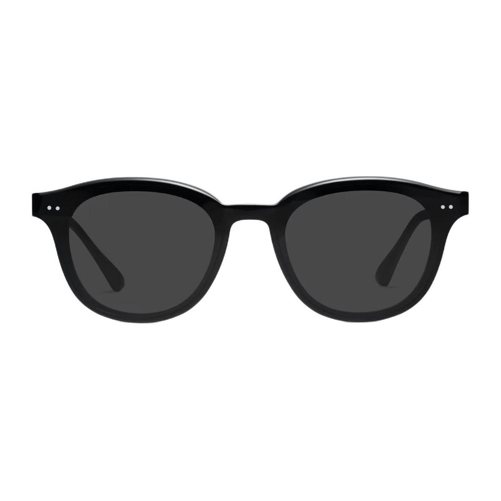 Gentle Monster Logo Detail Frame Irregular Sunglasses Unisex Sunglasses Black GM-JADE01
