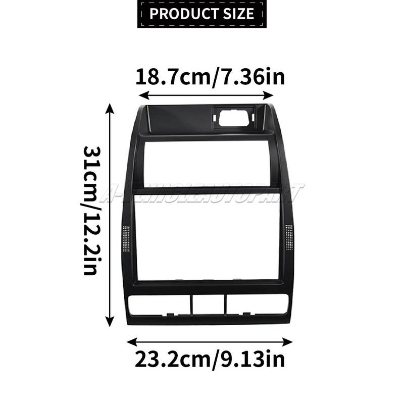 New 1M0863263 For Seat Leon Mk1 Toledo Mk2 1998 - 2006 Air Outlet Radio Frame Central Console Panel Cover Black Car Accessories