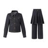 Mens Womens Slim Fit Washed Denim Jacket Vintage Streetwear Casual Outerwear Fall