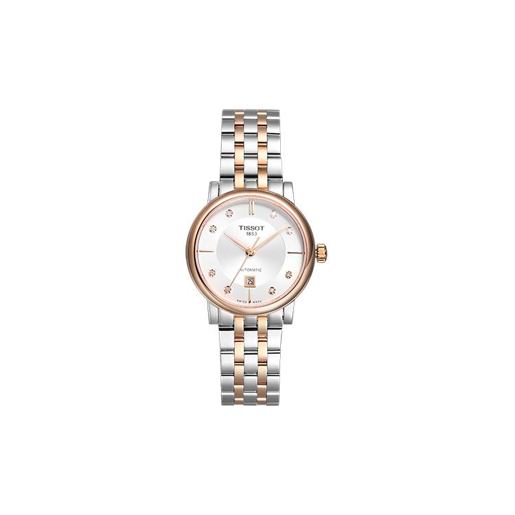 TISSOT Le Locle Collection Automatic Mechanical Movement Unisex Watch 39.3mm Silver Dial Stainless Steel Case T0064072203300+T1222072203600