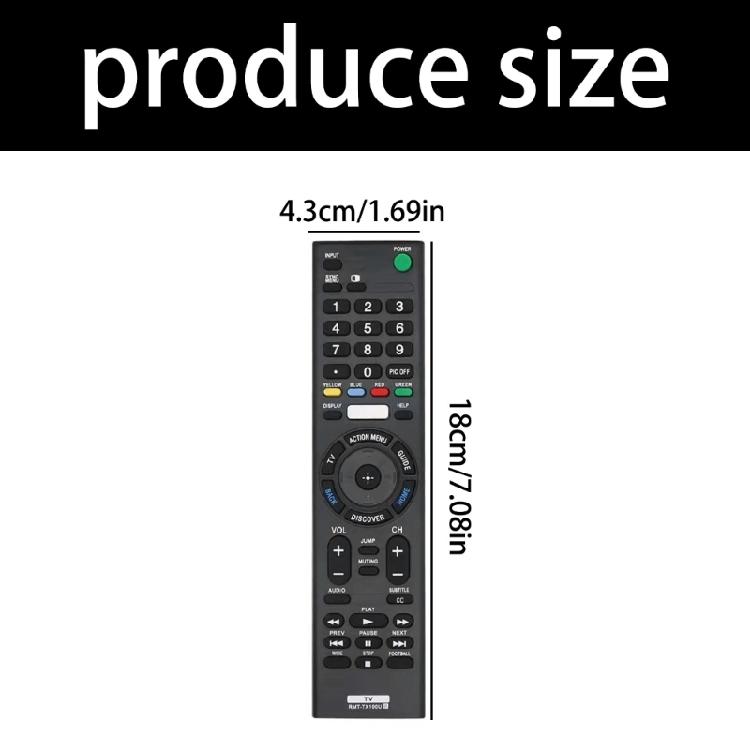 Universal Remote Replacement Seamless Compatibility With LED LCD Models Play Operation Signal Transmission