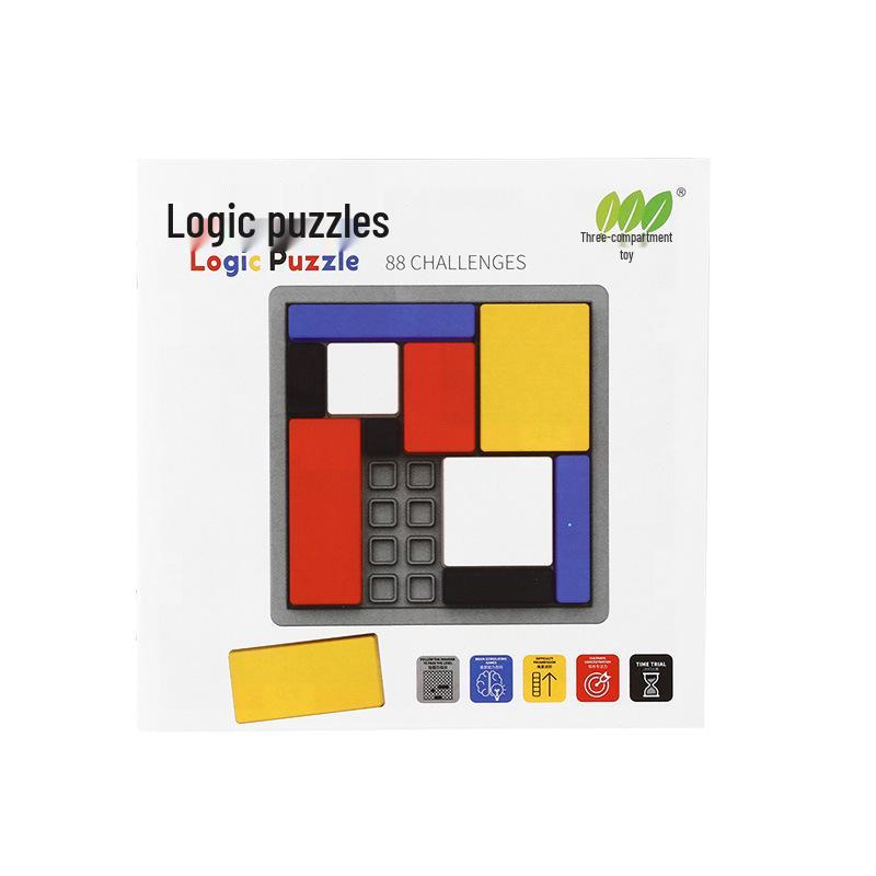 Educational Logic Puzzle Blocks: Parent-Child Interaction & Intelligence Development Game for Kids