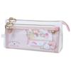 Kamio Japan Mogunyan Triangle Pencil Case, Strawberry Cake Design, 228233