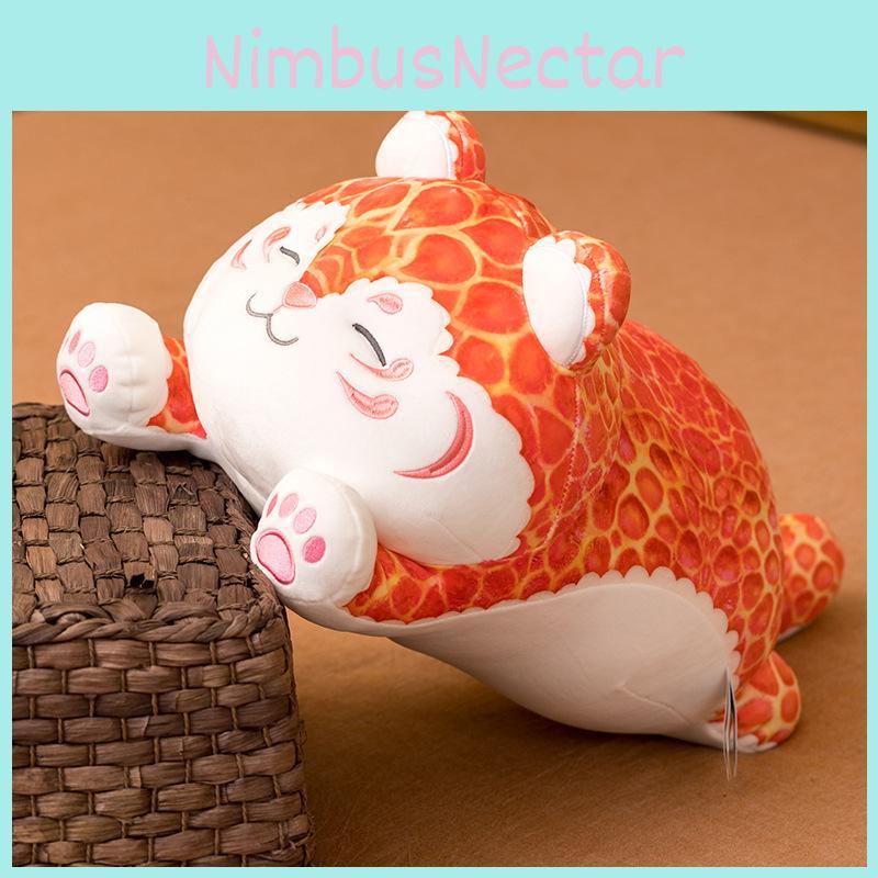 Charming Orange 50cm Tiger Plush Doll Cuddly Stuffed Animal Ideal For Birthdays And Weddings