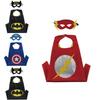 Colorful Marvel Anime Cosplay Superhero Cloak And Mask For Childrens Fancy Dress