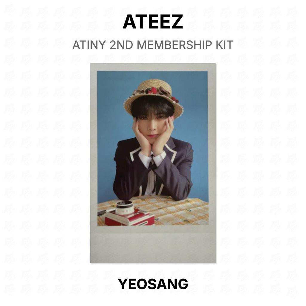 ATEEZ ATINY 2ND MEMBERSHIP KIT Official Photocard