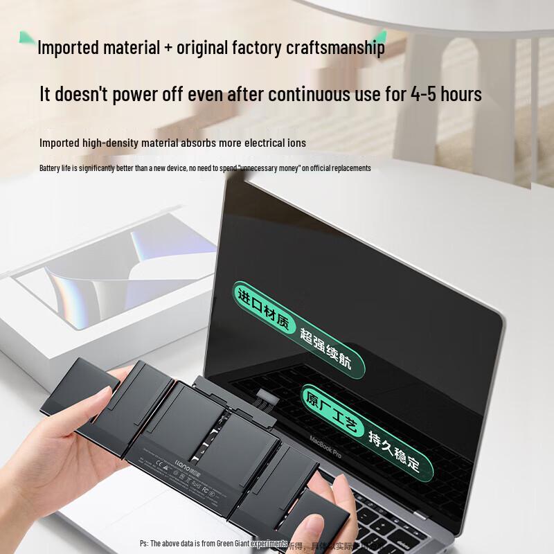 Llano Replacement Laptop Battery for Apple MacBook Pro A1417 A1398