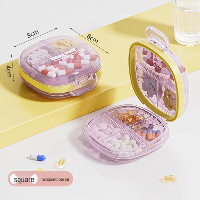 Portable Weekly Pill Organizer Set