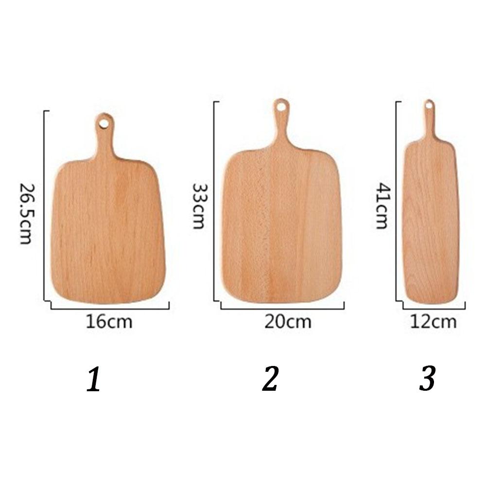 Non slip solid Handle Bamboo Wooden Kitchen Cutting Board Cheese Board Chopping board Desktop decor