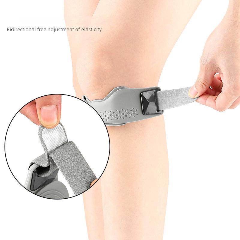 1Pcs Silicone Patellar Tendon Support Strap Adjustable Knee Support Pads For Men Women Sports, Running, Tennis, Jumpers Knee