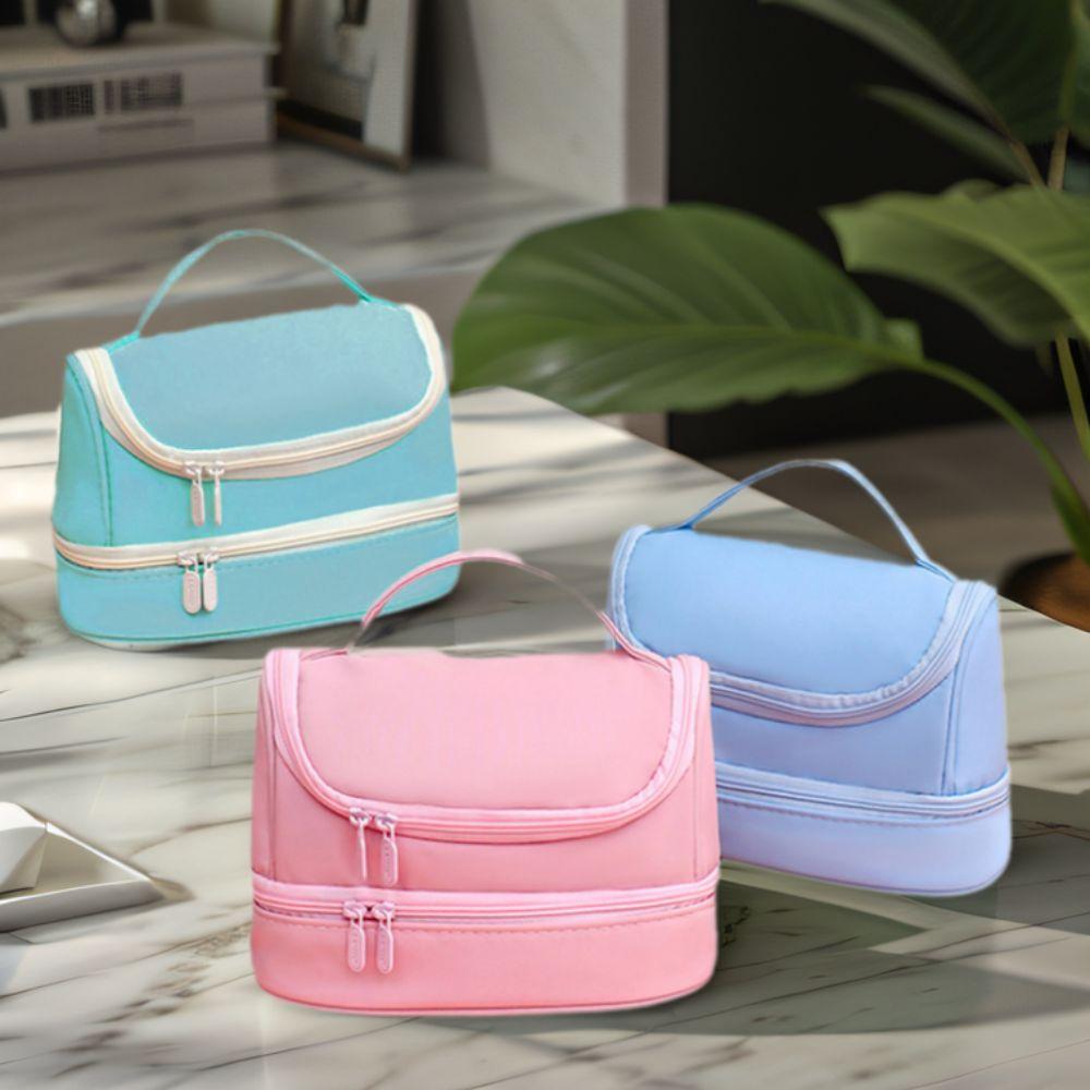 Non-woven Fabric Pencil Case Large Capacity Stationery Storage Pouch Handheld Pen Bag  School