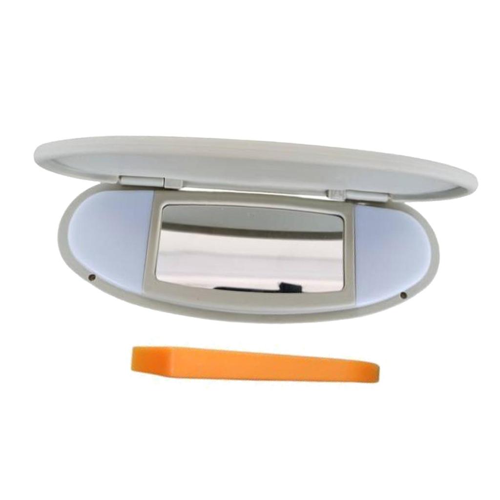 Car Sun Visor Mirror Cover Replaces High Performance 51167361833 Sunshade Mirror Cover for BMW Mini R55 R56 R60 2007-2014