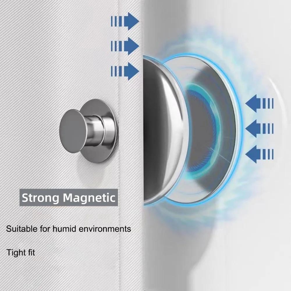 15Pairs Curtain Magnetic Buckle Detachable Curtain Magnet Buckle Suitable for Curtains - Install Wall Monted Magnetic Buckle