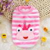 Fleece Pet Vest Small Puppy Cats Clothing Warm Lightweight Wear Cartoon Dog Clothes Chest Size Adjustable Comfort Fit