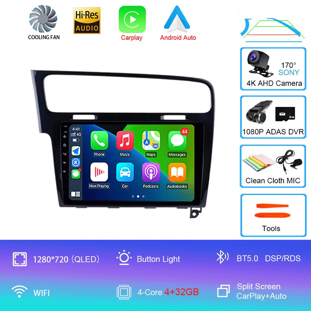 Android 14 Car Radio For Volkswagen Golf 7 2012 - 2020 Multimedia Video Player Navigation stereo GPS No 2din 2 din dvd