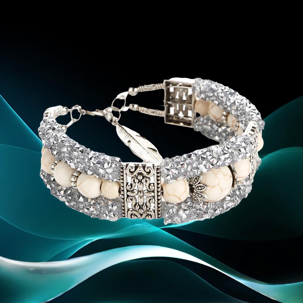 Exquisite Handmade Turquoise Bead Bracelet For Women And Men Original Design