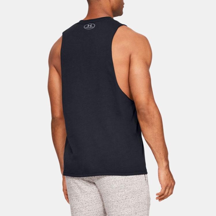 Under Armour Sportstyle Training Loose Fit Tank Top Men Tops Black 1329286-001