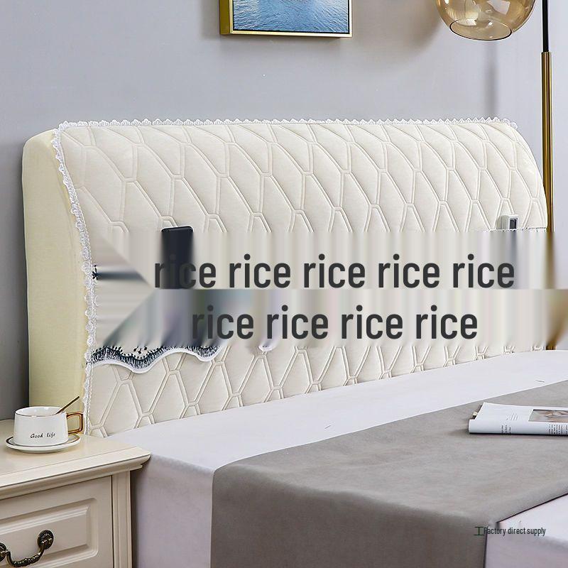 2025 New Style Elastic Headboard Slipcover: Soft Pack Backrest & Dust Cover