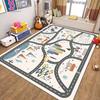 Moderne Kinderzimmerteppiche Wohnzimmerdekoration Flauschiger Großflächenteppich Waschbare Matte Lounge-Teppich Hüpfspiel Schlafzimmerteppiche