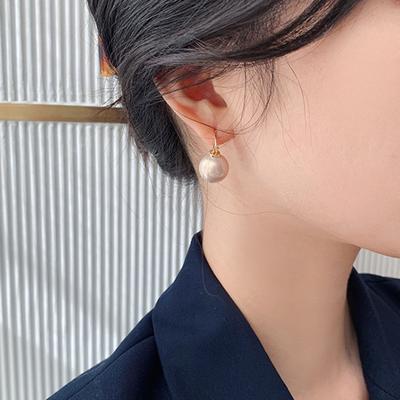 1 Paar Damen-Ohrhänger, Imitation Perle, vertraglich, Vintage, elegant, geometrisch, baumelnde Ohrringe