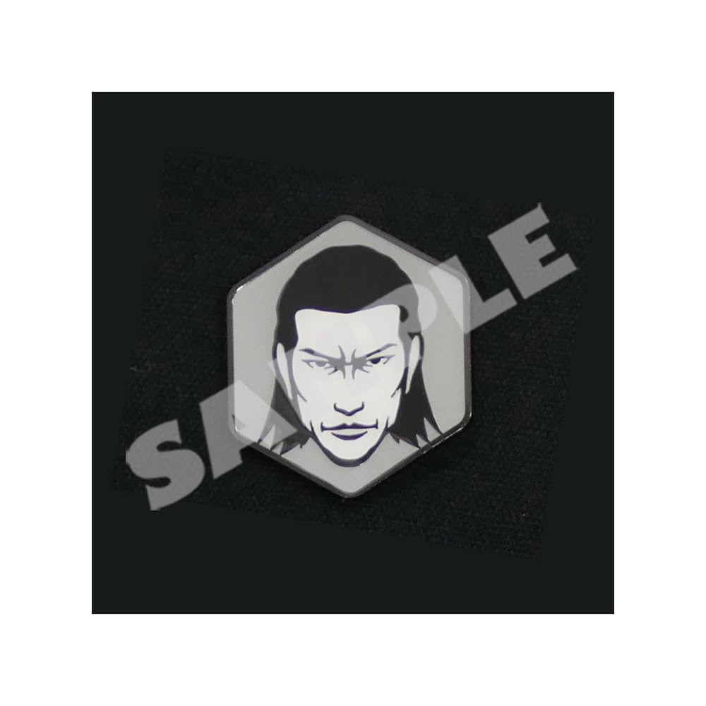 

Значок на лицо Акира Нисикияма Yakuza белый