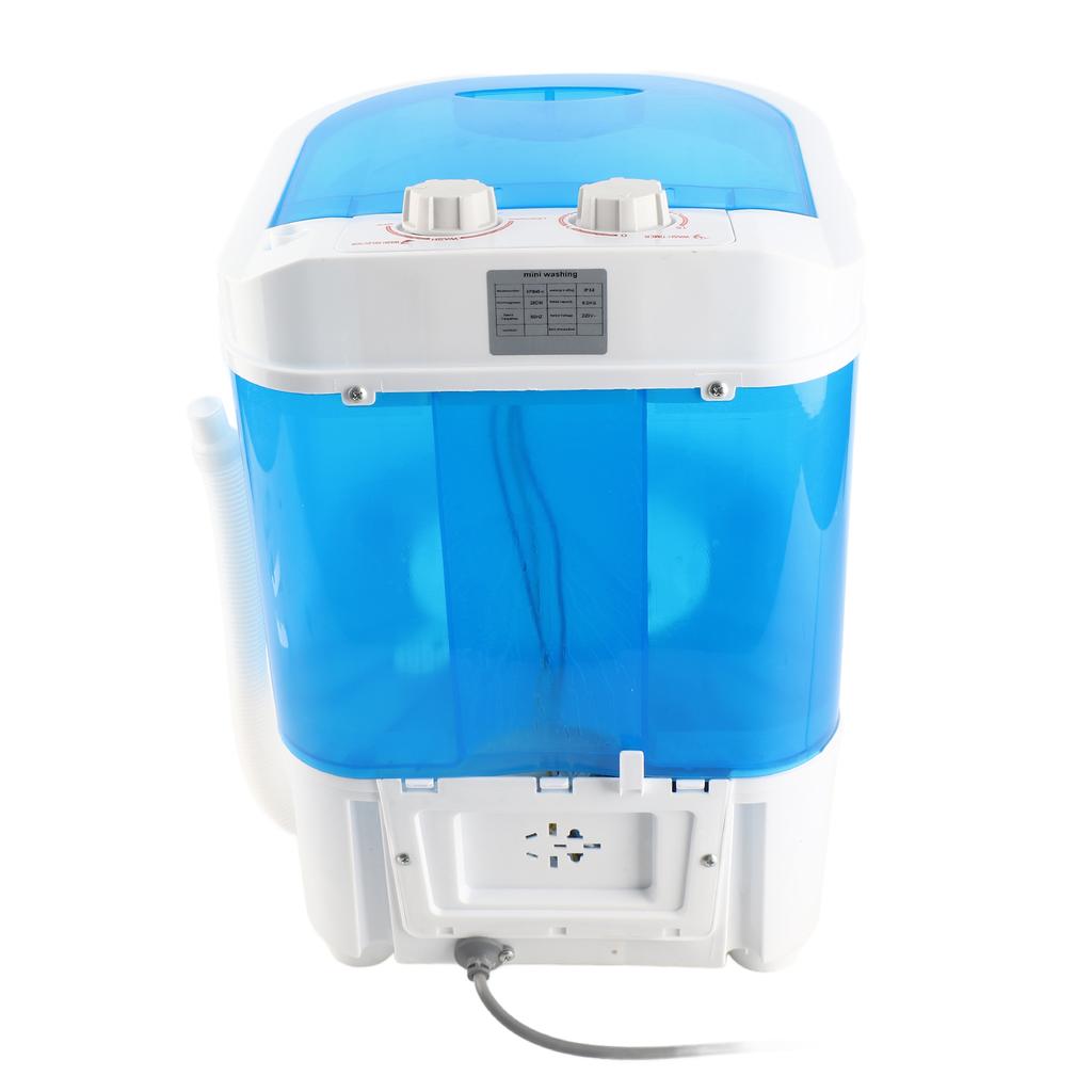 Portable Small Washing NaMachine Compact Single Tub Washer with Cycle Basket Drain Hose for Camping ments Dorms