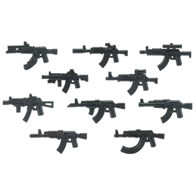 Modern Special Forces Figures Military Weapons Building Blocks Army Soldier City Police Multicolour AK Accessories Bricks Toys