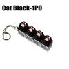 LED Light Keyboard Keychain Fidget Toy Clickable Button Stress Relief Portable Desk Accessory Office Decor Gift  Anxiety Relief