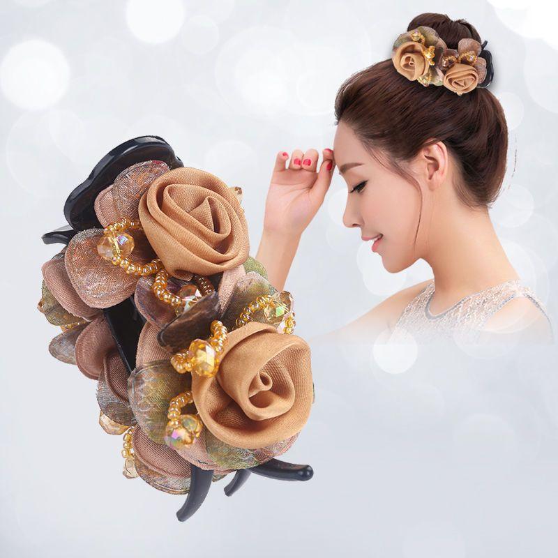 High-end Hårnål Hodeplagg Kvinners Høy Hestehale Klemme Bakhodet Hårklemme Temperament Hårnål