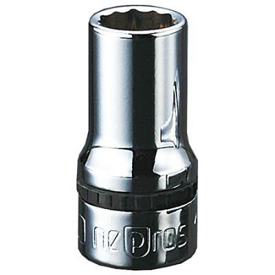 Kyoto Machine Tool Nepros Socket Co., Ltd. (KTC) 9,5 mm (3/8 Zoll) Halbtief (12 Punkte) NB3M-08W