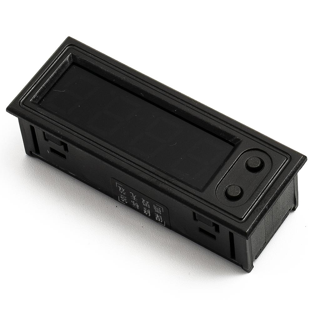 Ceas Auto Voltmetru LED Display digital PP DC 5-27V Interior 1 buc Roșu 12V